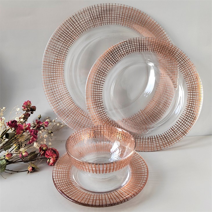 Rose Gold Line Tableware Suit